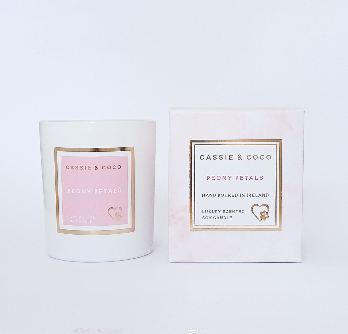 Peony Petals Soy Candle