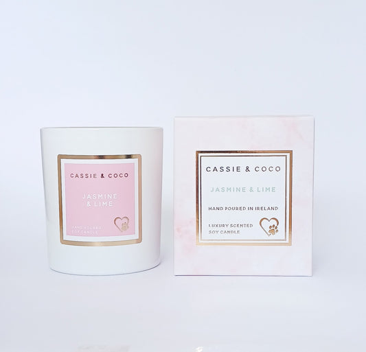 Jasmine & Lime Soy Candle
